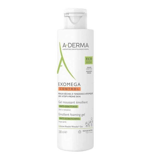 A-Derma Exomega Gel moussant émollient anti-grattage 200 ml