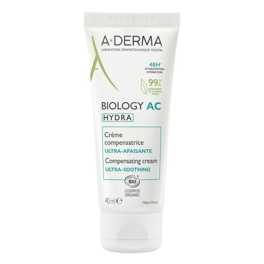 A-DERMA BIOLOGY AC HYDRA  Crème compensatrice ultra-apaisante 40ml