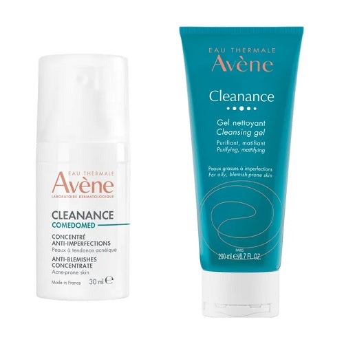 PACK Avène serum cleanance Comedomed + gel nettoyant Cleanance OFFERT 100M