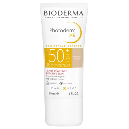 Pack Bioderma – Photoderm AR Spf 50+ 30 Ml = SENSIBIO H2O 100ML OFFERT