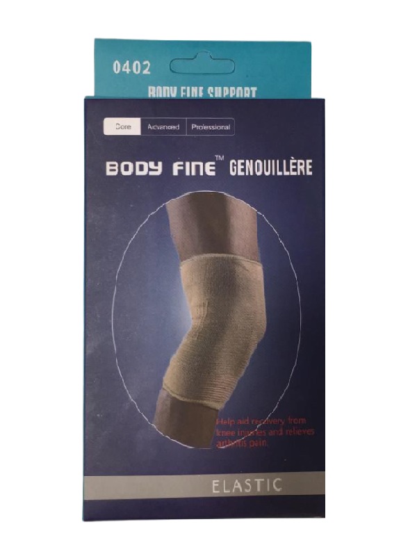 body fine Elastic genouillere L