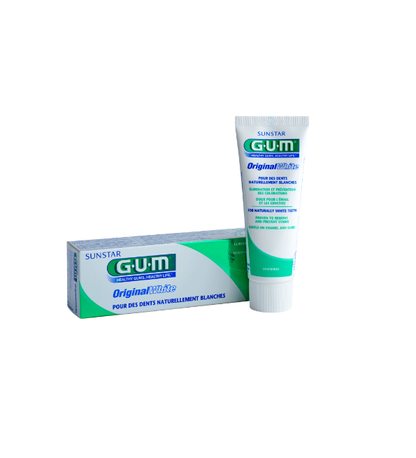 GUM DENTIFRICE ORIGINAL WHITE 75ML LOT DE 2