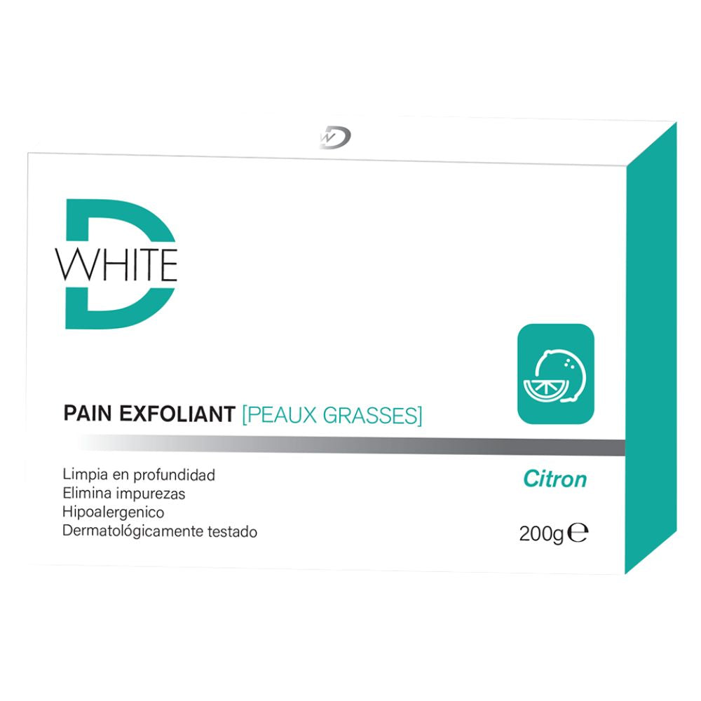 D-White Savon Pain Exfoliant Peaux Grasses – 200g