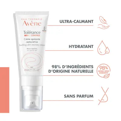 Avène tolérance control crème apaisante restauratrice 40ml