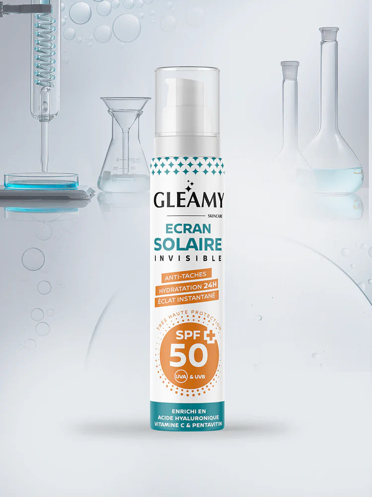 GLEAMY ECRAN SOLAIRE INVISIBLE SPF50+ ANTI TACHES 50 ML