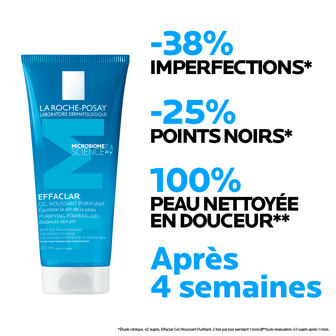La roche-posay effaclar gel moussant – 200 ml