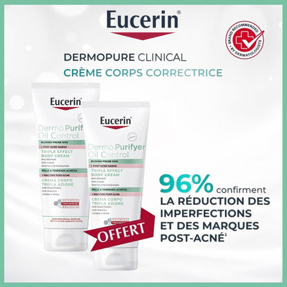Eucerin dermopurifyer triple effect body cream 200ml = dermopurifyer body cream 200ml Offert