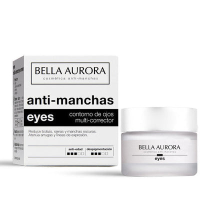 Bella Aurora Pigment Stop Eye Contour Cream 5in1 15ml – Soin contour des yeux anti-taches et éclat