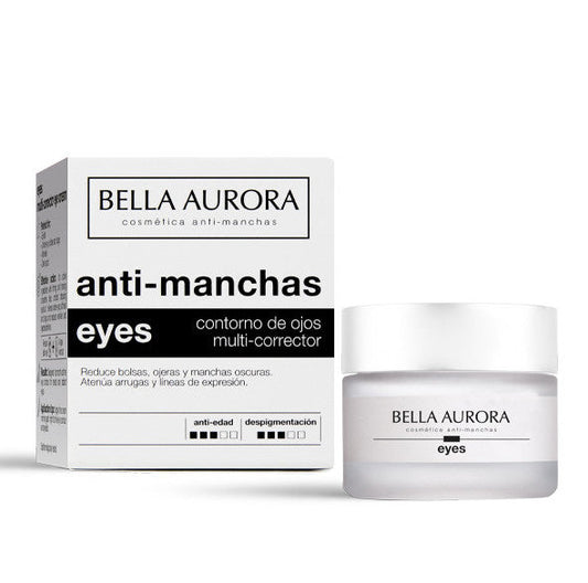 Bella Aurora Pigment Stop Eye Contour Cream 5in1 15ml – Soin contour des yeux anti-taches et éclat