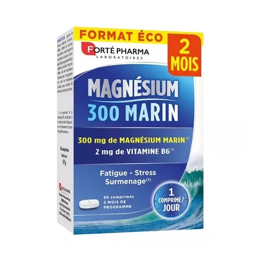 Forte Pharma Magné 300 Marin – 56 Comprimés