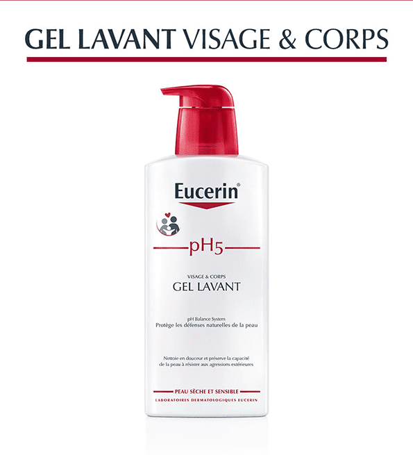 Eucerin – ph5 gel lavant – 400 ml