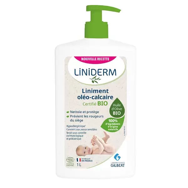 Gilbert Liniderm Liniment Oléo-Calcaire Flacon-Pompe – 1 L