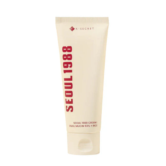 K-SECRET SEOUL 1988 CREAM SNAIL MUCIN 93% + RICE 100ML