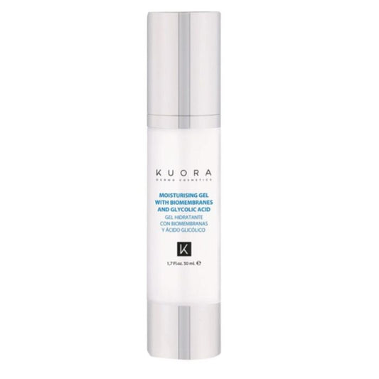 KUORA GEL HYDRATANT AUX BIOMEMBRANES ET A L'ACIDE GLYCOLIQUE SPF10 50ML