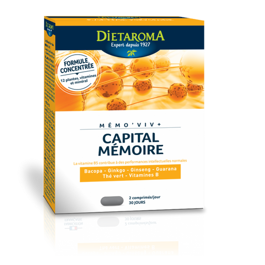 DIETAROMA MÉMO VIV capital mémoire et concentration 60 comprimés