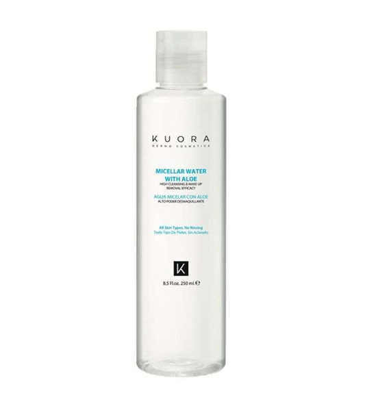 KUORA Eau micellaire Nettoyante à l’Aloe Vera – 250ml
