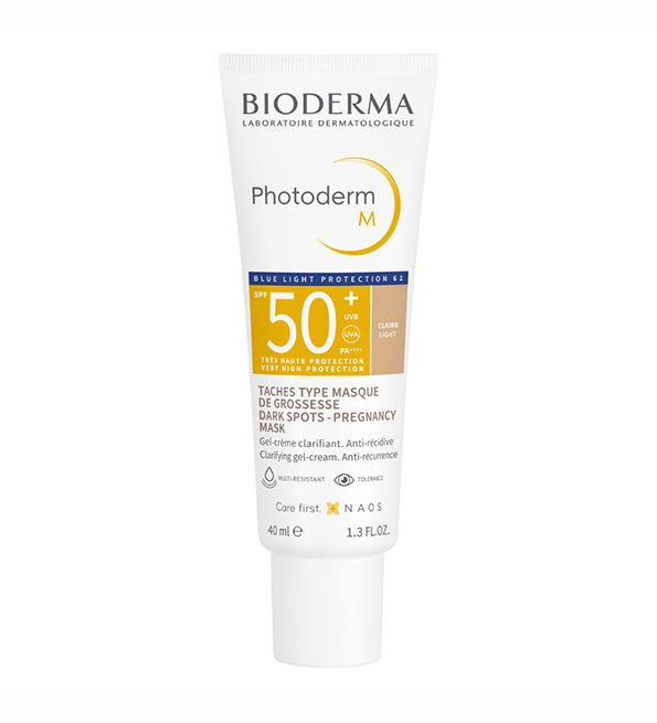 BIODERMA PHOTODERM M CREME SPF 50 TEINTE CLAIRE E.T