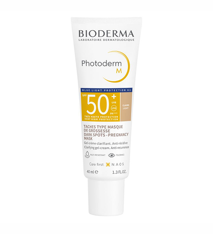 BIODERMA PHOTODERM M CREME SPF 50 TEINTE CLAIRE E.T