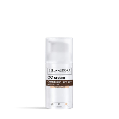 BELLA AURORA CC CREME ANTI TACHES SPF50 TEINTE CLAIRE = TROUSSE OFFERTE