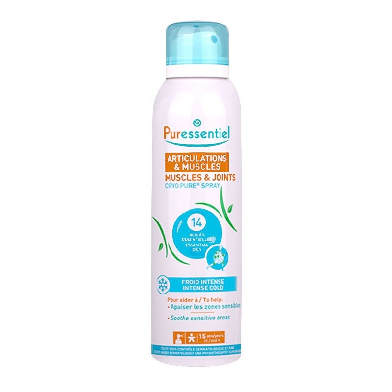 PURESSENTIEL ARTICULATIONS ET MUSCLES 14 HUILES CRYO PURE SPRAY 150 ML