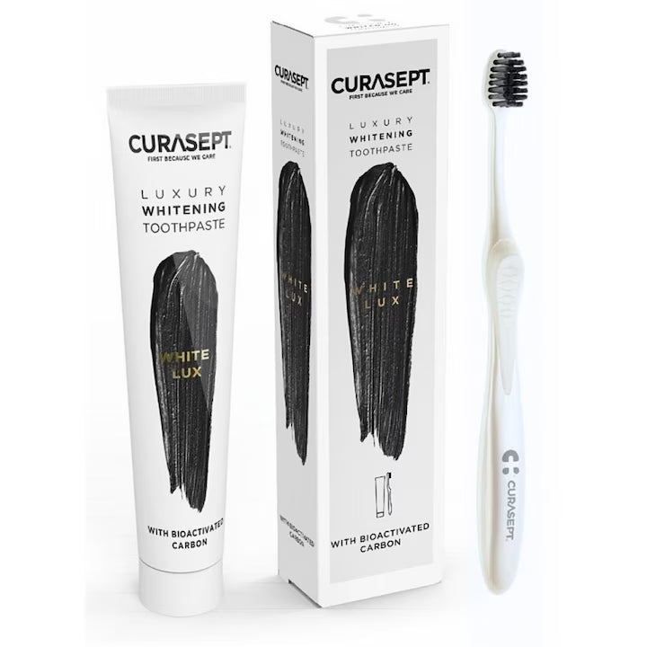 CURASEPT WHITE LUXURY WHITENING DENTIFRICE 75ML