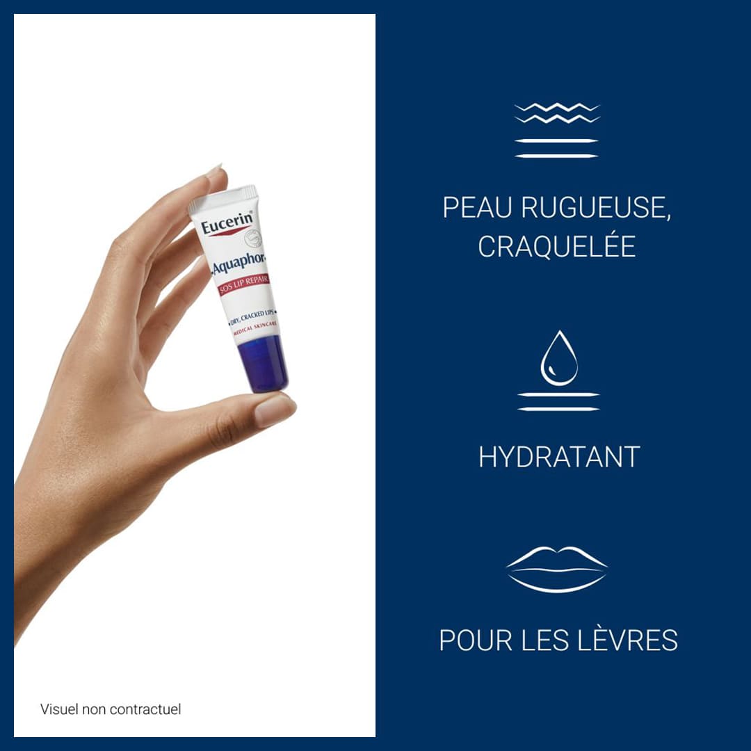 Eucerin aquaphor lip balm réparateur 10ml