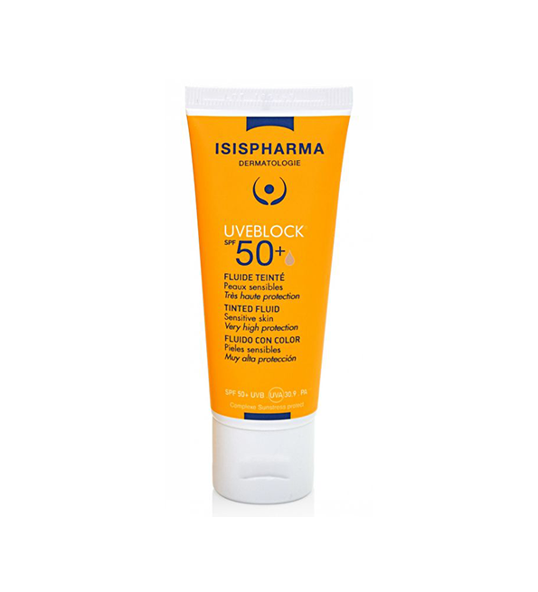 PACK ISISPHARMA UVEBLOCK FLUIDE 50+ TEINTE CLAIRE 40ML