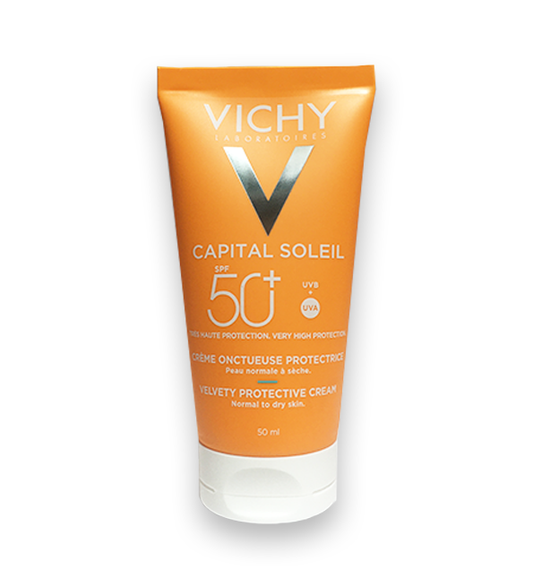 Vichy CAPITAL SOLEIL Crème Onctueuse iSPF 50+ 50 ML + CAPITAL SOLEIL LAIT 100 ML OFFERT