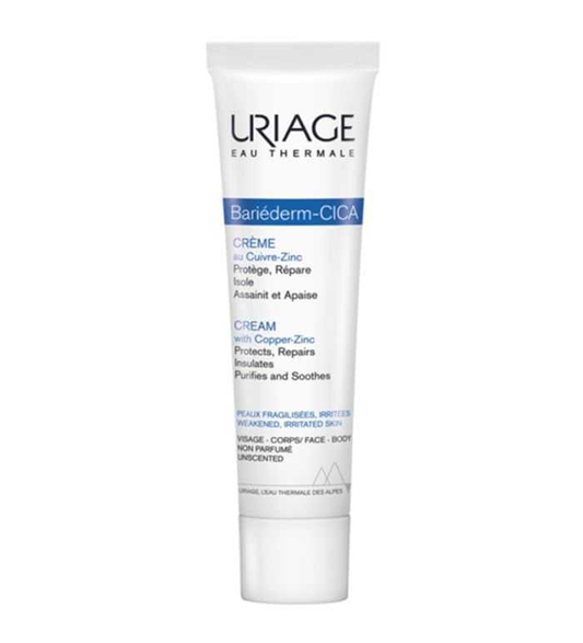 Uriage bariéderm cica-crème réparatrice au cu-zn 40ml